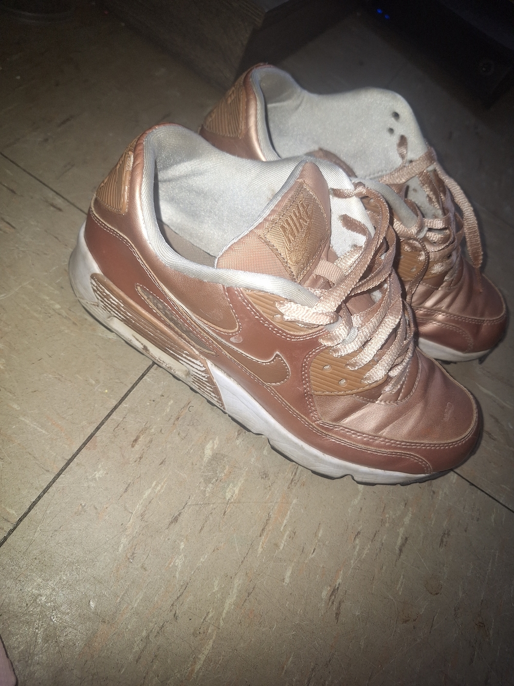 Nike Metallic Rose/Gold Low-Top Sneakers